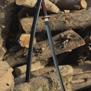 Handmade Forged Musashi Katana Sword: High Carbon Steel, Functional Sharp Edge