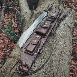 Handmade 5160 Steel camping Knife | Full Tang Hunting & Camping Blade with Leather Sheath | Gift for Him, Best item ,Hot item, Everyone like