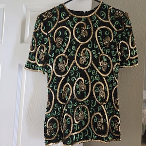 Vintage Sequin Top