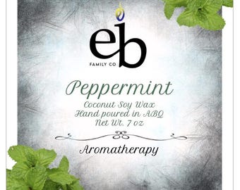 Handgegossene Aromatherapie, Kerzen aus 100% ätherischem Öl, Kokosnuss-Sojawachs