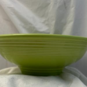 Fiesta Post ‘86 Chartreuse Pedestal Bowl - Retired color and shape