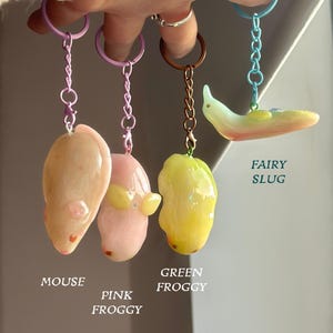 Whimsy forest critters friemelt, handgemaakte zorgensteen