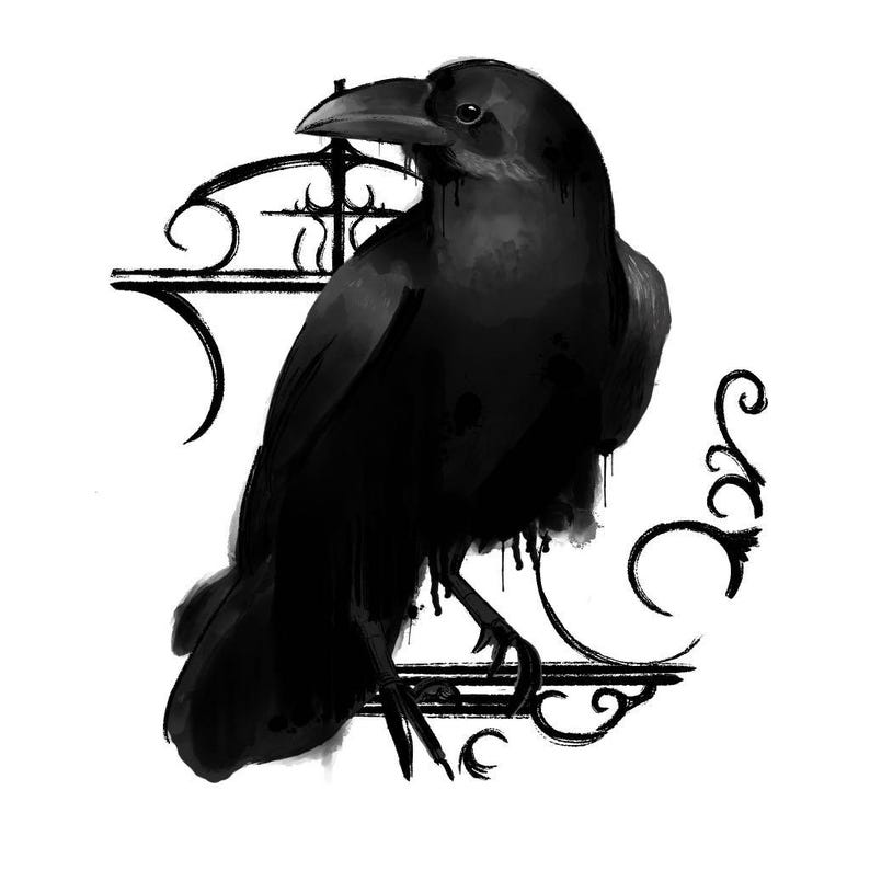 Goth Stationery Printable Writing Paper Dark Aesthetic Gothic Occult ...