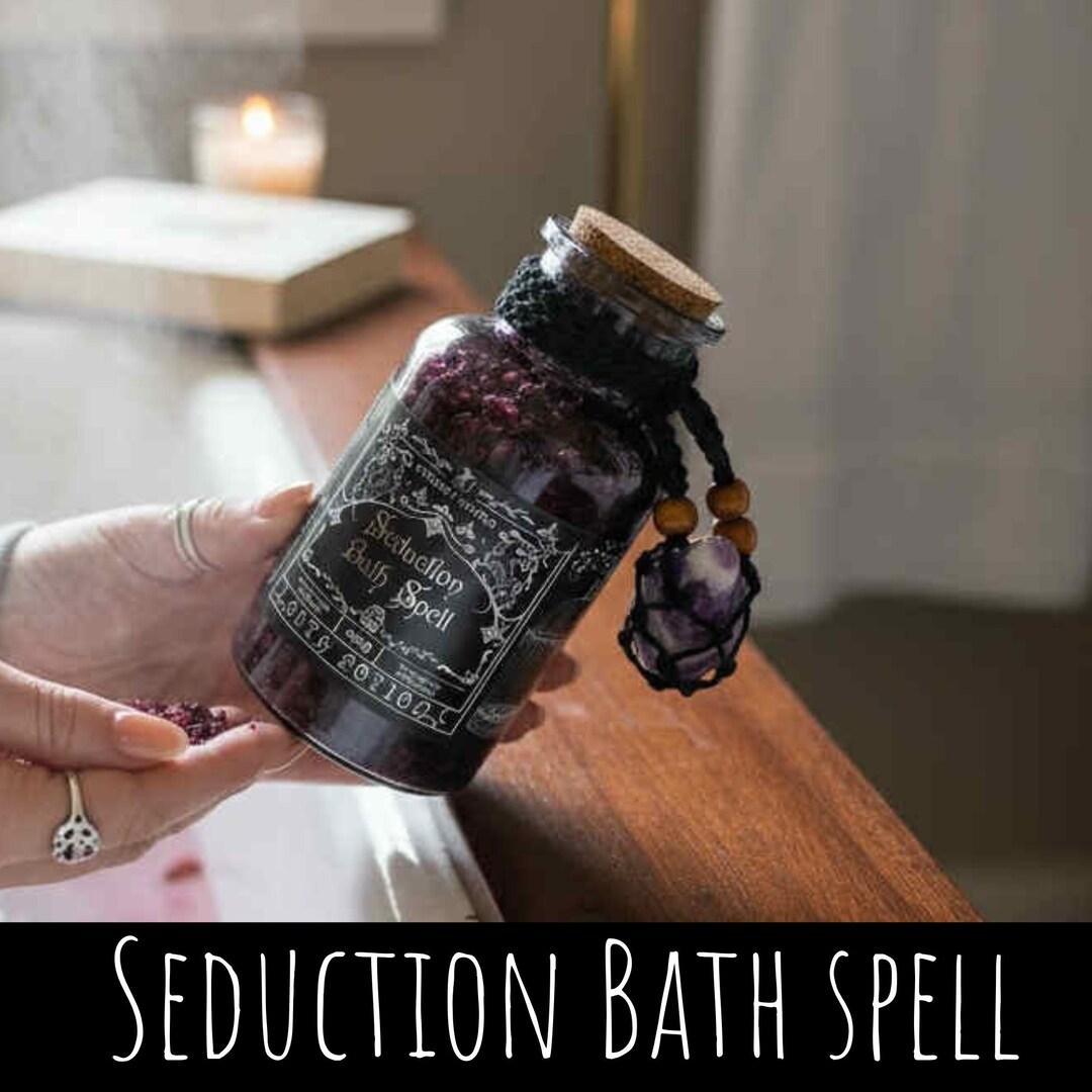 Seduction Bath Spell Potion for Wiccan Witch Natural Self Care for ...