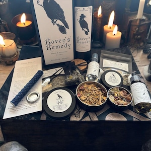 Luxury Witchcraft gift box for Wiccan Pagan Witchcraft Ritual Kit starter kit Magic for Spiritual witchy altar gift for witch lover gift box