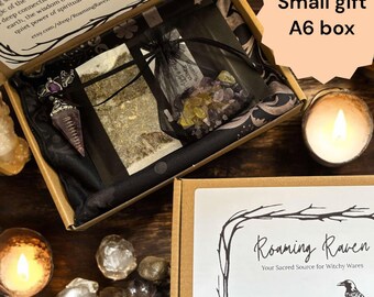 Witchcraft gift box for Wiccan Pagan Witchcraft Ritual Kit starter kit Magic for Spiritual witchy altar gift for witch lover gift under 20