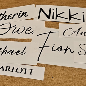 Personalized Vinyl Name Stickers: Custom Decals for Water Bottles & Decor