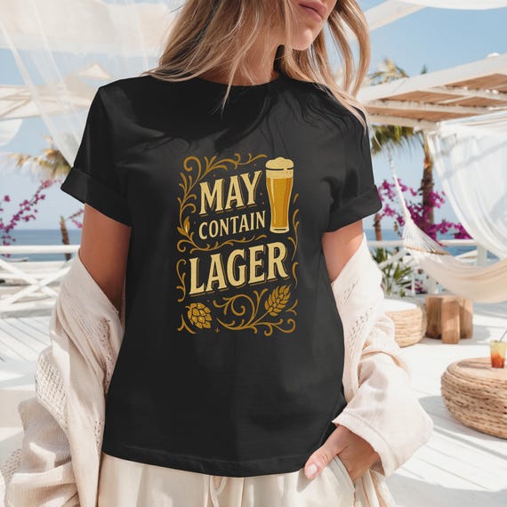 Funny Lager T-Shirt: Unisex Cotton Tee for Beer Lovers