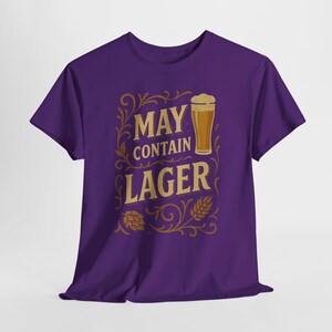 Funny Lager T-Shirt: Unisex Cotton Tee for Beer Lovers image 9