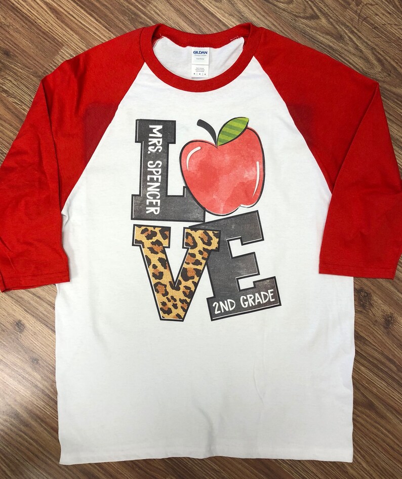 shirt, Love gift, teacher teacher raglan shirt shirt, baseball  personalized teacher