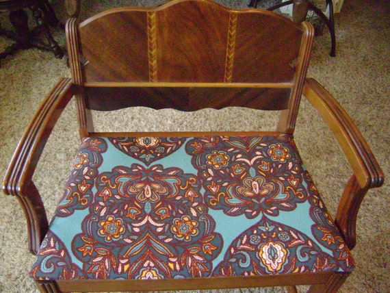 Vintage Vanity Bench Etsy