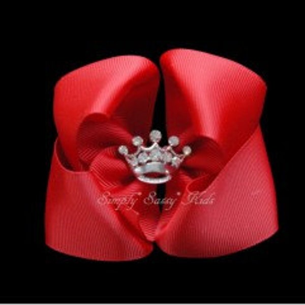 6 Fabulous 1 inch Swarovski Tiara Bow Centers