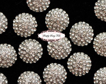 10pcs  Rhinestone Crystal Embellishments Flatback Buttons DIY Wedding Bridal Wedding Hair Clips Accessories RD71