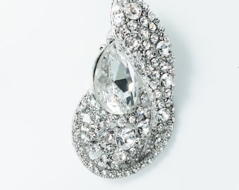 Big Rhinestone Brooch