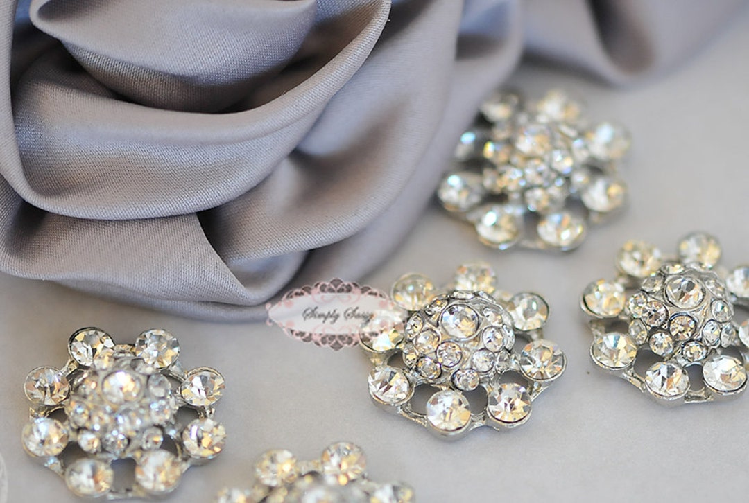 RHINESTONE BUTTON DOWN main image 0