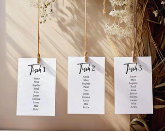 Seating plan template for wedding, wedding seating plan template, modern minimalist seating plan seating arrangement