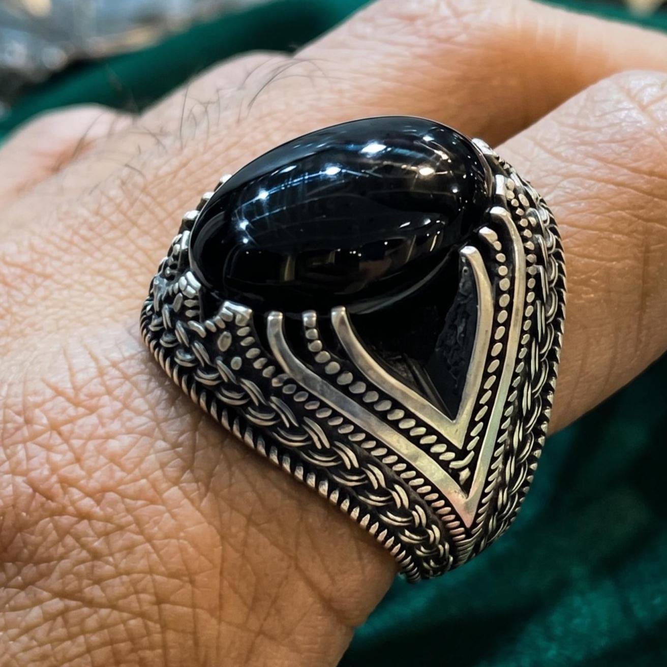 Iranian Silver Ring - Etsy