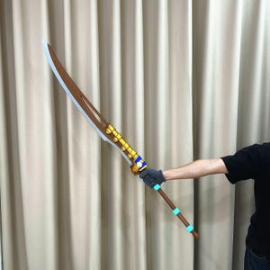 Monster Hunter Großschwert Hope 3D Gedruckt Riesen Cosplay Prop Fantasy Schwert Replik für Gamer Display Sammler Dekor Kostüm Zubehör Geschenk
