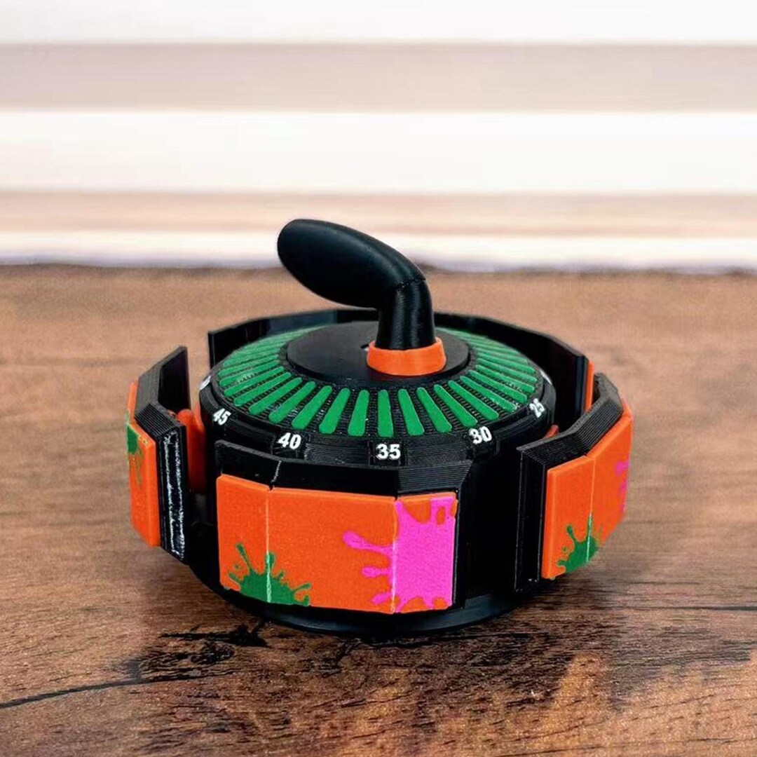 Splatoon Magnetic Timer 3D Printed Countdown Clock Fridge Magnet ...