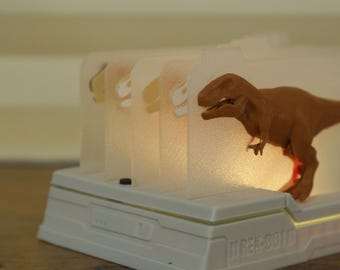 T-Rex Anatomy Slice Dinosaur Night Light Jurassic Lamp Skin Muscle Organ Bone Layers RGB Remote Control Dino Lover Gift T-Rex Dissection