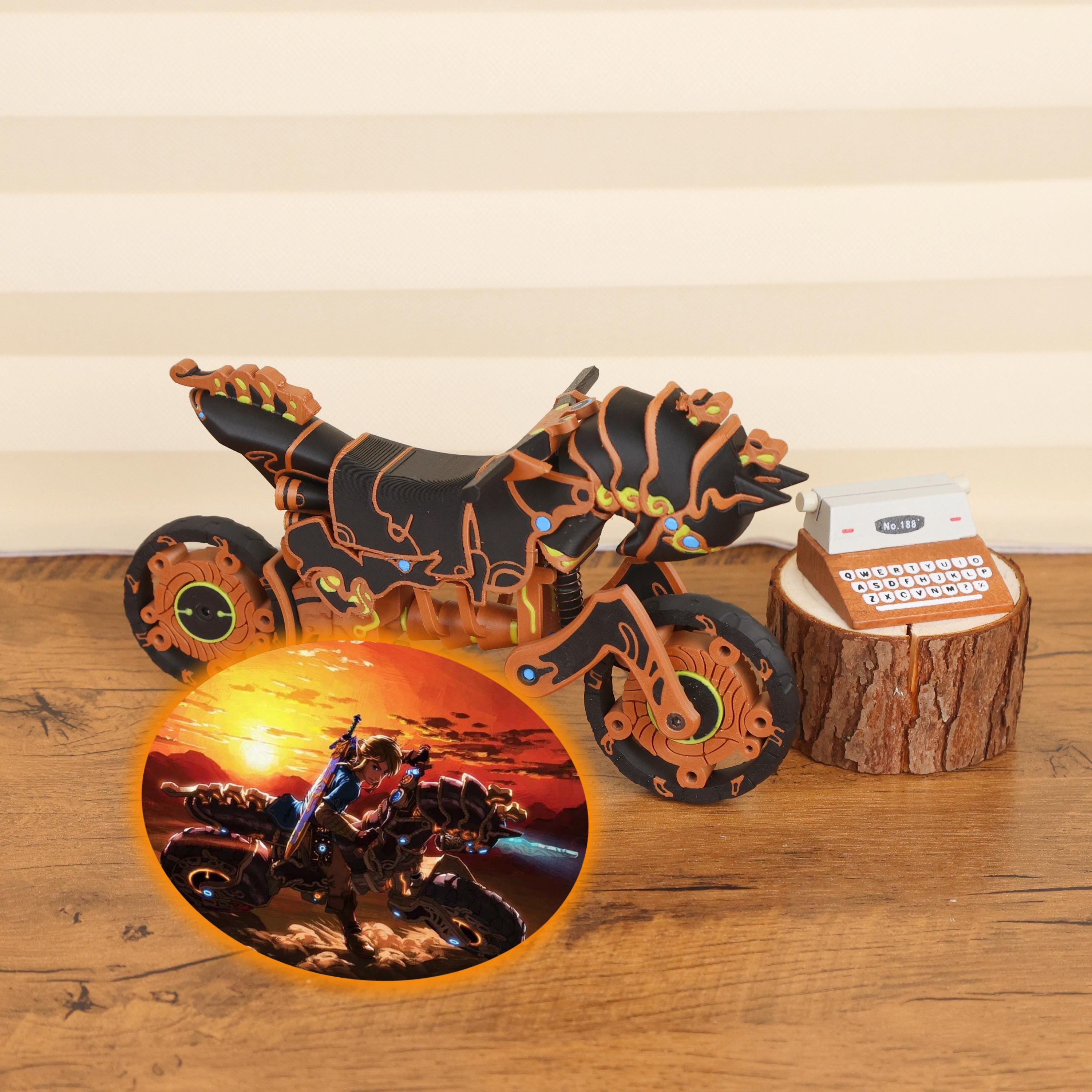 Fantasy Mechanical Motorcycle 3D Printed Collectible – Sci-fi