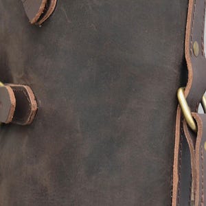 Handmade Leather Shotgun Case, Fleece Lined, Archery Gift image 3