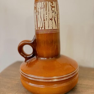 Mid Century Ceramic Pitcher / Vase made in Israel