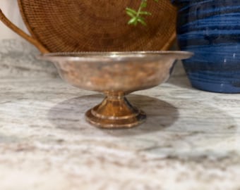 Silver Plated Pedestal Bowl
