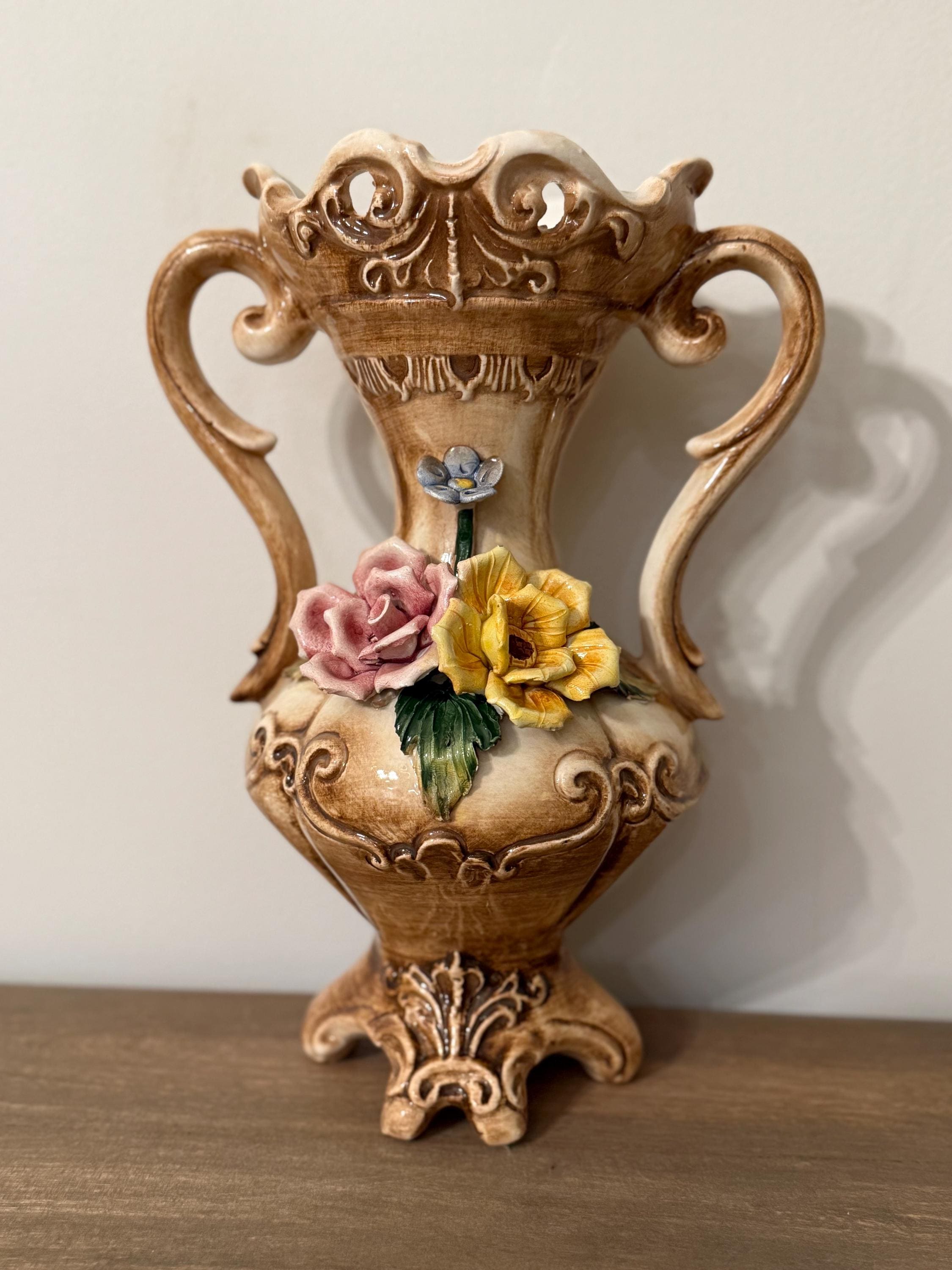 Capodimonte Italian Porcelain Vase