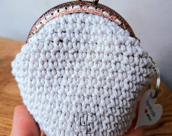 Porte-Monnaie Bourse avec Fermeture en Métal | Idée Cadeau Fête des Mères| Mode et Accessoires