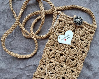 Étui pour Téléphone Portable au Crochet | Housse pour Smartphone | Idée Cadeau pour Enseignants