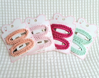 Fermaglio per capelli all'uncinetto con motivo in pizzo, accessorio per capelli per bambine