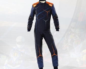 Custom Go-Kart Racing Suit: CIK/FIA Level 2, Personalized Design, Free Gloves & Balaclava