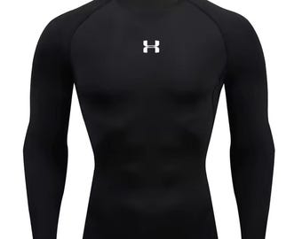 Men Running Compression T-shirt Long sleeves Sport Tees Gym Fitness Sweatshirt Male Jogging Homme Athletic Shirt Tops