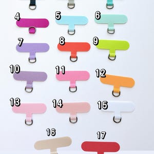 Universal Phone Tether Insert Tab – TPU Phone Charm Holder D-Ring Ligature