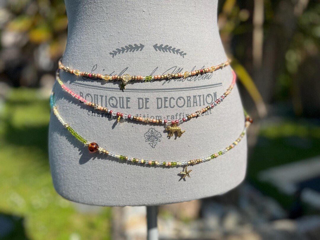 Talisman - Chaîne de corps en acier inoxydable doré, look bohème chic - NOHARÀ Atelier Talisman - Chaîne de corps en acier inoxydable doré, look bohème chic - NOHARÀ Atelier