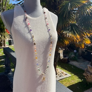 Beach necklace - Starfish necklace - Summer necklace - Boho necklace - Tropical necklace - Mother&#39;s Day - Gift idea for her