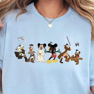 Disney Mickey and Friends Star Wars Shirt, Star Wars Shirt, Princess Leia Shirt, Jedi Princess Shirt, Darth Vader Shirt Skywalker Tee 402953