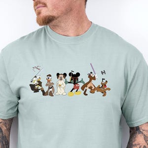 Disney Mickey and Friends Star Wars Shirt, Comfort Colors Shirt, Star Wars Tee , Princess Leia Tee, Jedi Princess Tee, Skywalker Tee, 402953