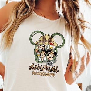 Comfort Colors Disney Animal Kingdom Tank Top, Disney Trip Top, Disney Friends Tank Top, Mickey & Friends Animal Kingdom Tank Top, 400959