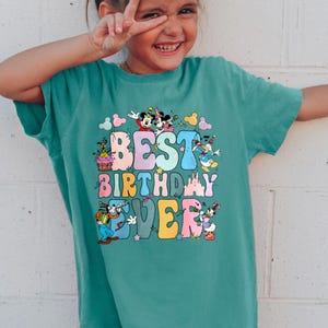 Disney Best Birthday Ever, Comfort Colors, Disney Shirt, Birthday Disney Shirt,Disneyworld Tee, Birthday Shirt, Mickey Birthday Shirt 402774