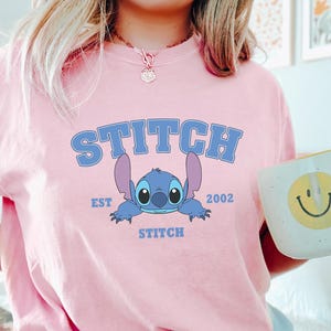 Disney Stitch Est. 2002 Shirt, Comfort Colors, Cute Stitch Shirt, Disney Shirt, Stitch Balloons Shirt, Stitch Disneyland Shirt, 403301