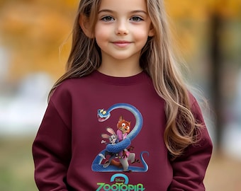 Zootopia 2 Sweatshirt, Disney Characters Shirt, Judy Hopps Nick Wilde Gary De'Snake Hoodie, 403862