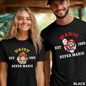 Super Mario Characters Shirt, Matching Shirt, Mario & Friends Shirts, Super Mario Fan Shirt, Family Trip Tee, Mario and Peach Shirt, 403054