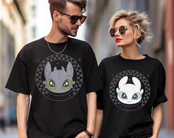 Camiseta de Furia Luminosa del Dragón Nocturno sin Dientes, camiseta de San Valentín HTTYD a juego, 404481