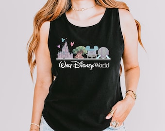 Comfort Colors Walt Disneyworld Tank Top, Disney World Tank top, Retro Walt Disney Tank top, Magic Kingdom Tank top, Disney Tank top, 402703