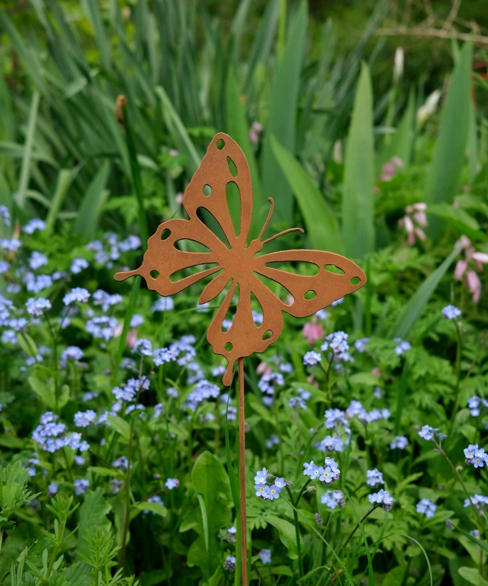 Butterfly Decorative Metal Garden Stake - Etsy