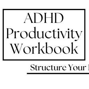 ADHD Productivity Workbook | Executive Function Planner, Focus Improvement (Printable)