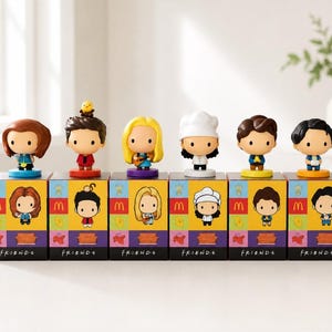 Friends Collectible Figures from McDonald’s – Сhoose characters to choose from