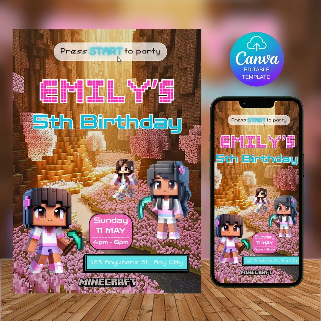 Instant Digital Invite Template